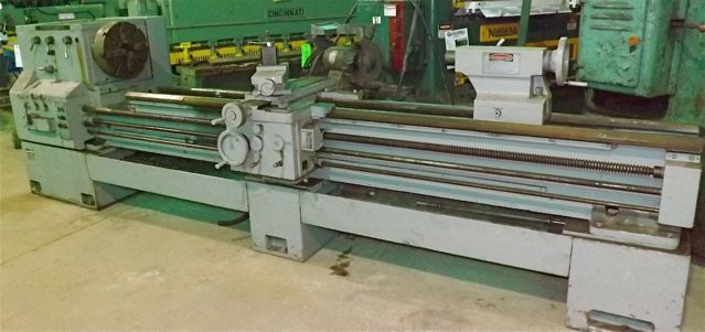 22" x 120" TARNOW ... LATHE 3-1/2" SPINDLE HOLE